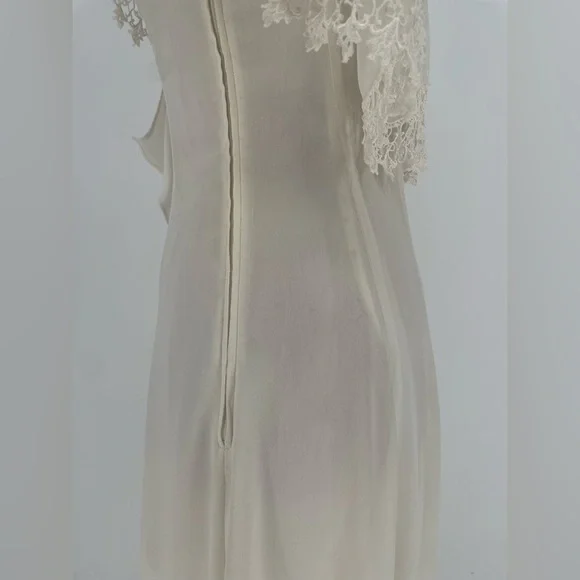 Vintage Scott McClintock 1980s Cottagecore Lace & Rosette Detail Dress - Picture 14 of 16